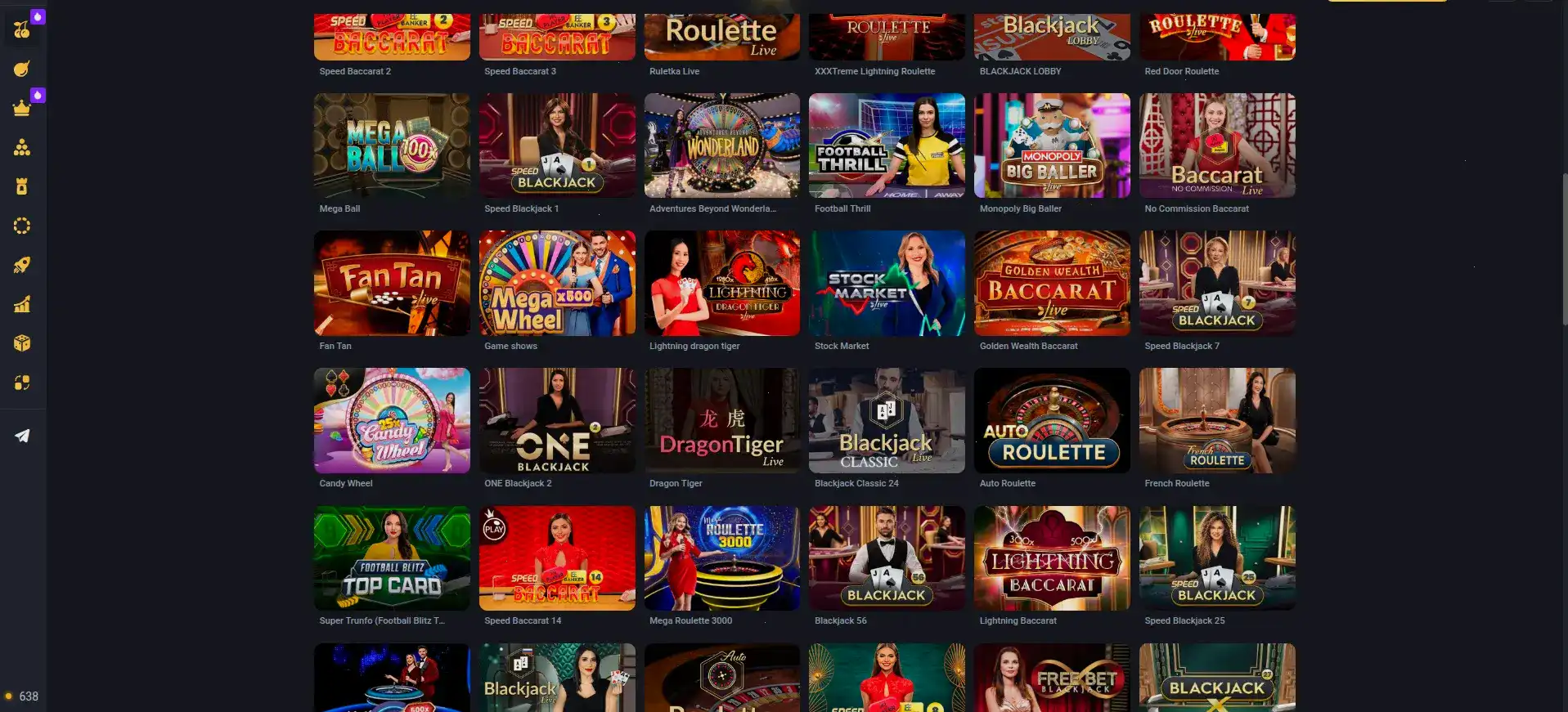 Игровой зал Blitz Red casino слоты